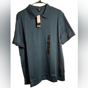 Banana Republic Teal Polo Shirt Large